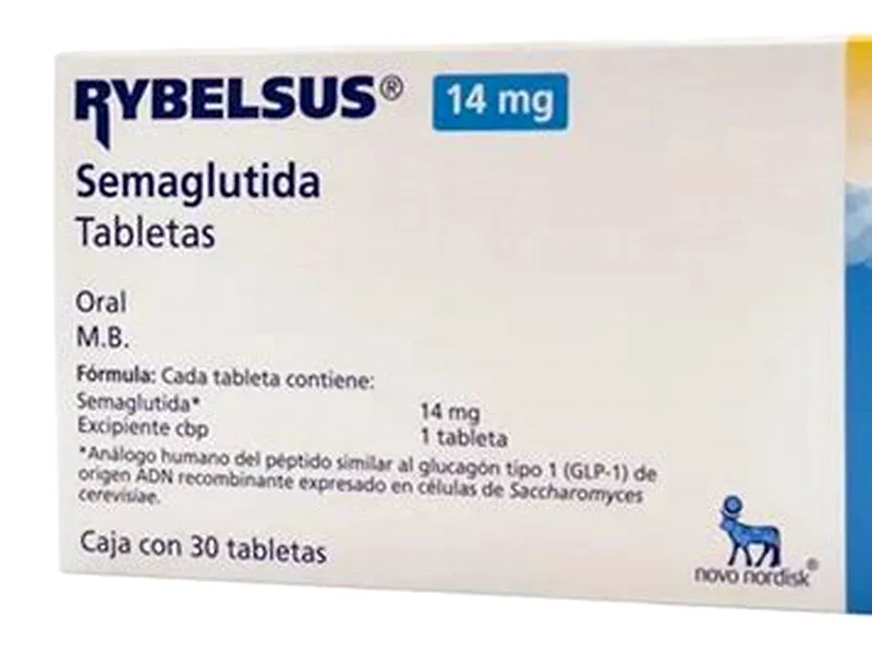 Caixa e comprimido de Rybelsus 14 mg, dose máxima da semaglutida oral